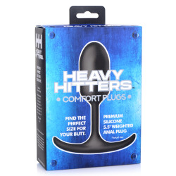 Heavy Hitters Plug silicone Hitters M 13 x 3.8cm - Poids 160gr